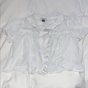 American Eagle Outfitters Babydoll Collar Blouse